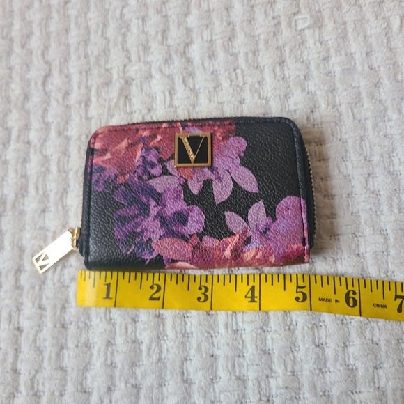 Victoria's Secret Floral Black and Pink Women's Wallet - Picture 7 of 9